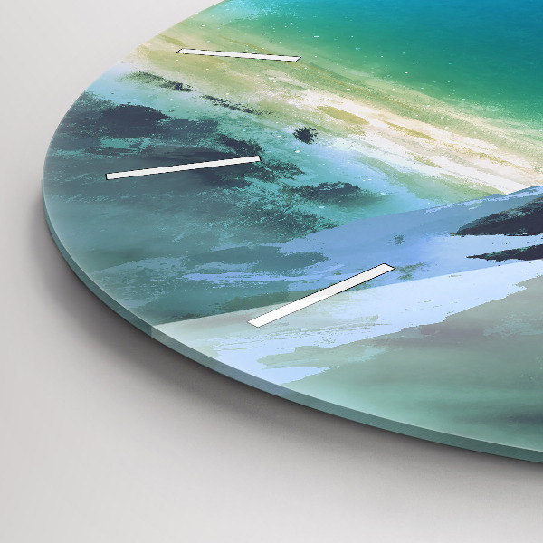 Horloge ronde 'L''homme dans la lune'