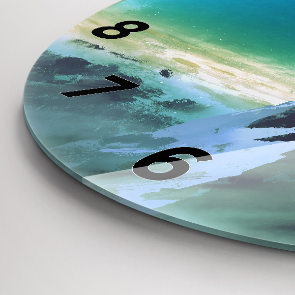 Horloge ronde 'L''homme dans la lune'