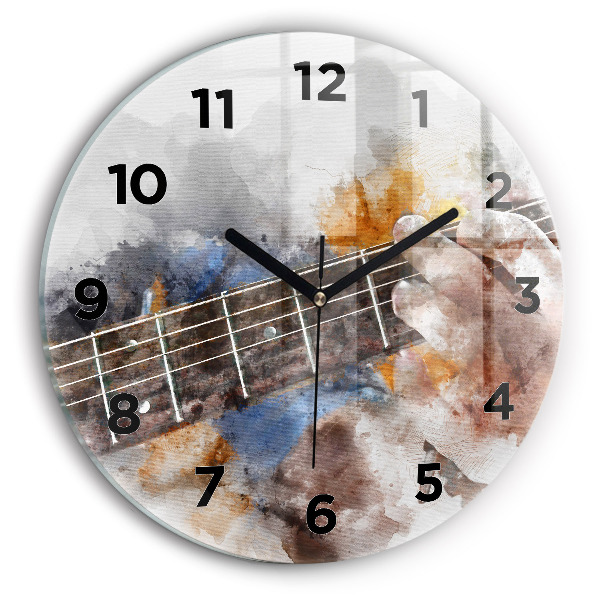 Horloge ronde Graphiques de guitare