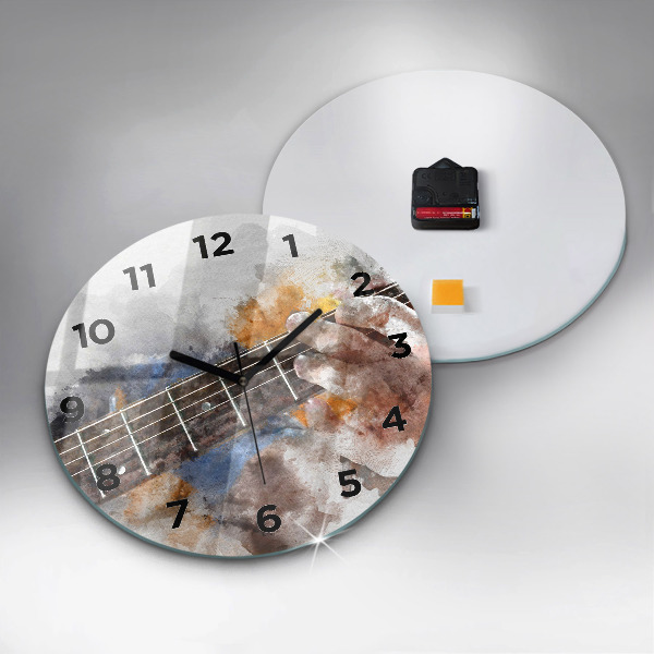 Horloge ronde Graphiques de guitare
