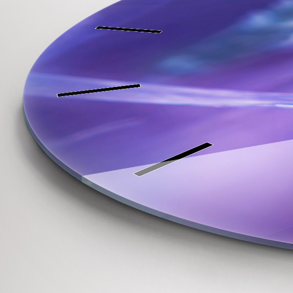 Horloge ronde 'Papillon sur l''herbe'