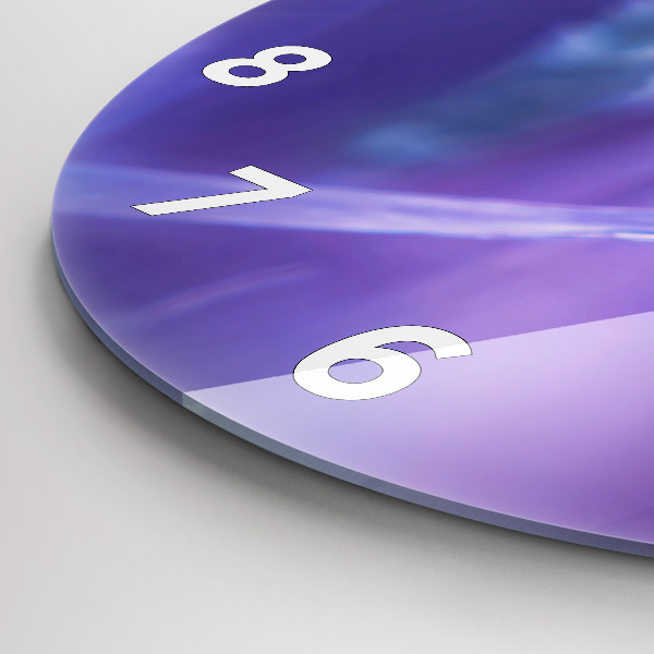 Horloge ronde 'Papillon sur l''herbe'