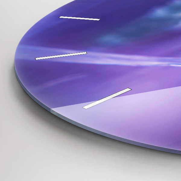 Horloge ronde 'Papillon sur l''herbe'