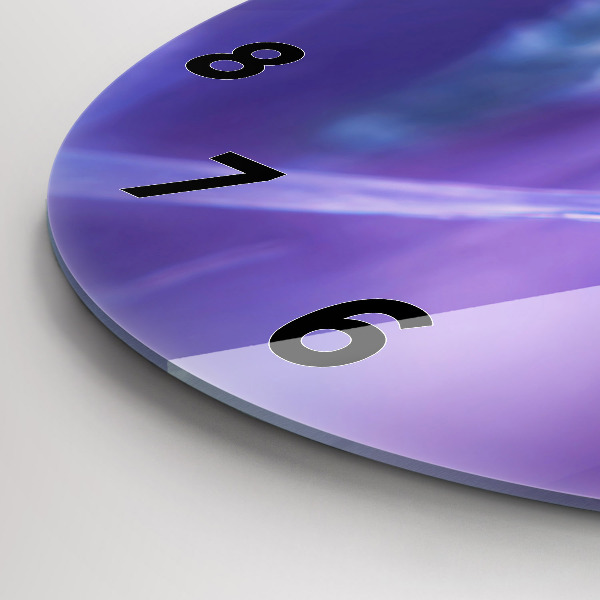 Horloge ronde 'Papillon sur l''herbe'