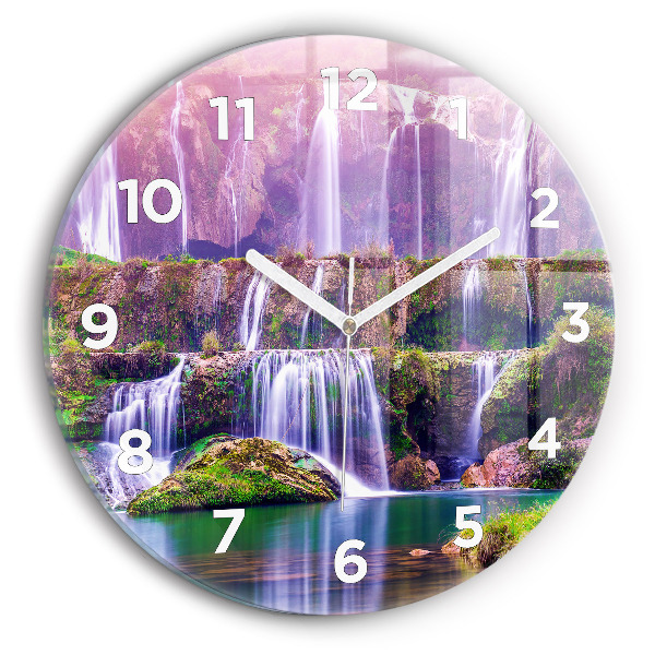 Horloge ronde Cascade de Jiulong, Chine