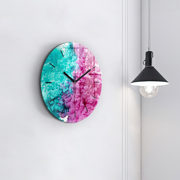 Horloge ronde Art moderne - taches