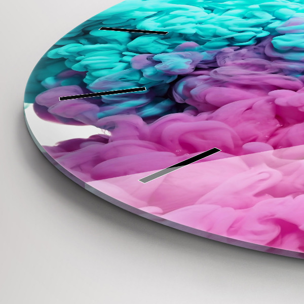 Horloge ronde Art moderne - taches