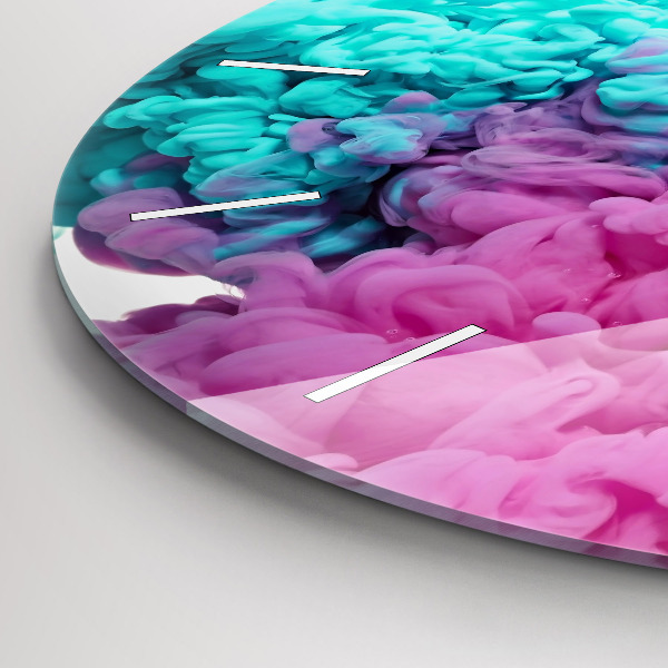 Horloge ronde Art moderne - taches