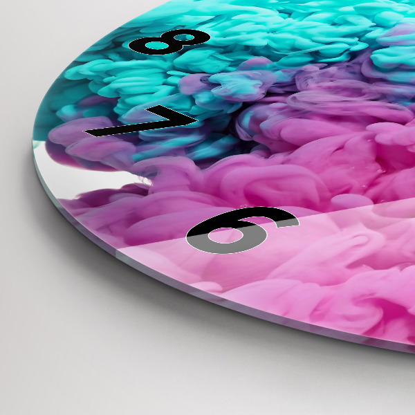 Horloge ronde Art moderne - taches