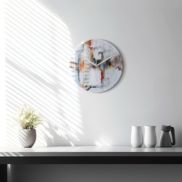 Horloge ronde Abstraction