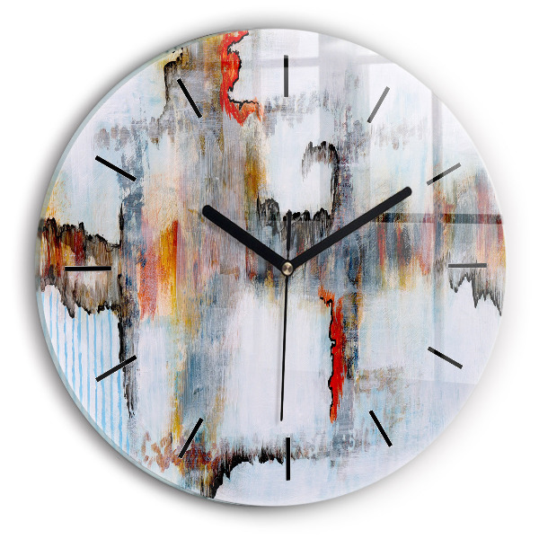 Horloge ronde Abstraction