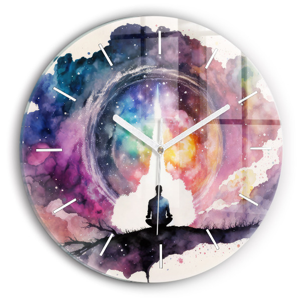 Horloge ronde Style de vie méditatif