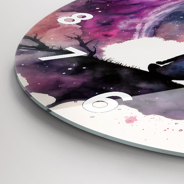 Horloge ronde Style de vie méditatif