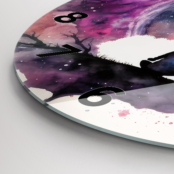 Horloge ronde Style de vie méditatif