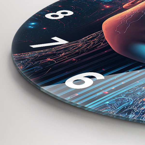 Horloge ronde Intelligence artificielle