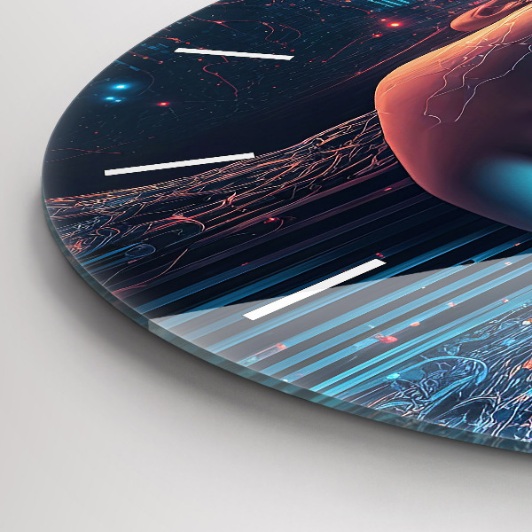 Horloge ronde Intelligence artificielle