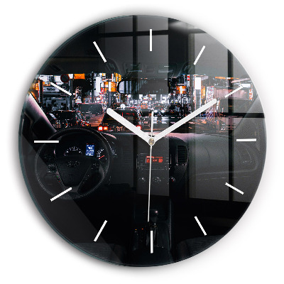 Horloge ronde Voiture à Tokyo
