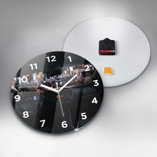Horloge ronde Voiture à Tokyo