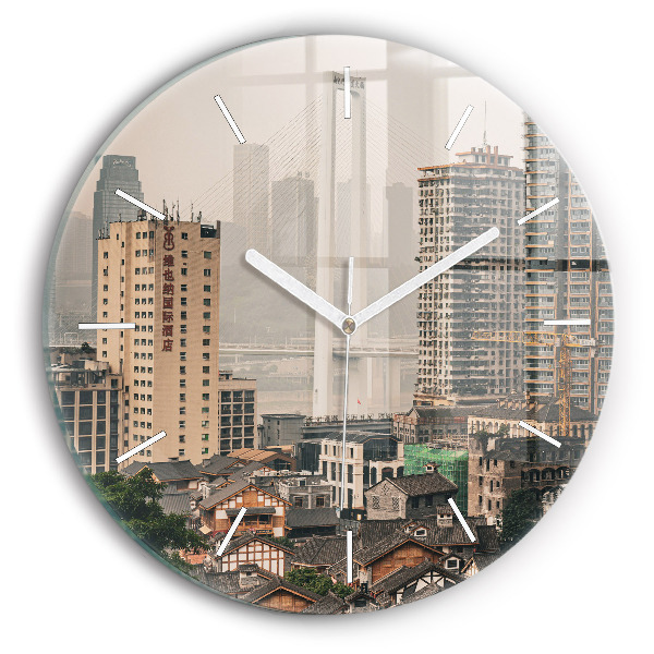 Horloge ronde Vieille ville de Chongqing