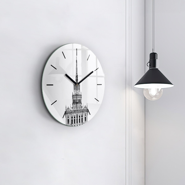 Horloge ronde Palais de la culture et de la science