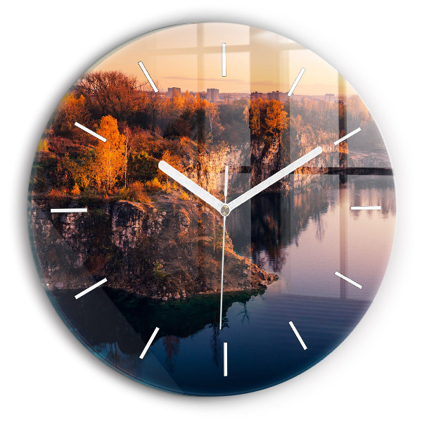 Horloge ronde Cracovie Lac Zakrzówek