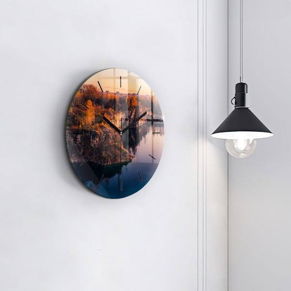 Horloge ronde Cracovie Lac Zakrzówek