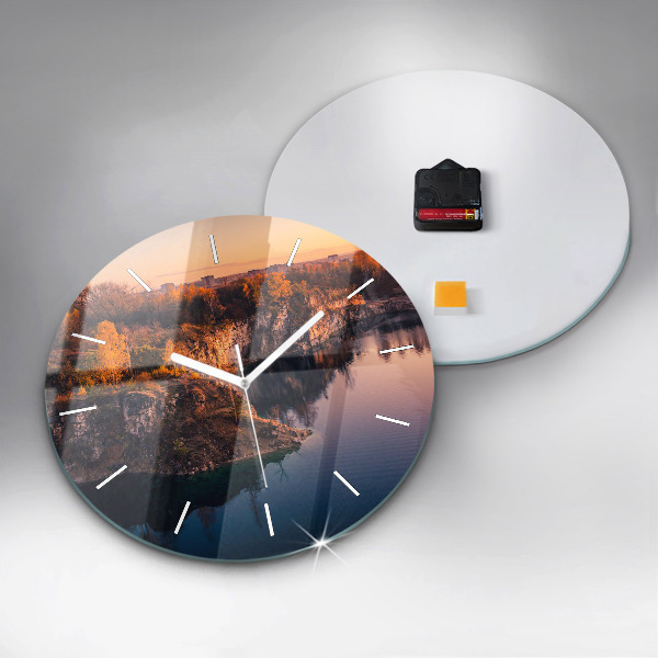 Horloge ronde Cracovie Lac Zakrzówek