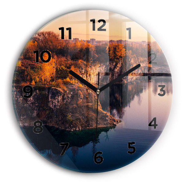 Horloge ronde Cracovie Lac Zakrzówek