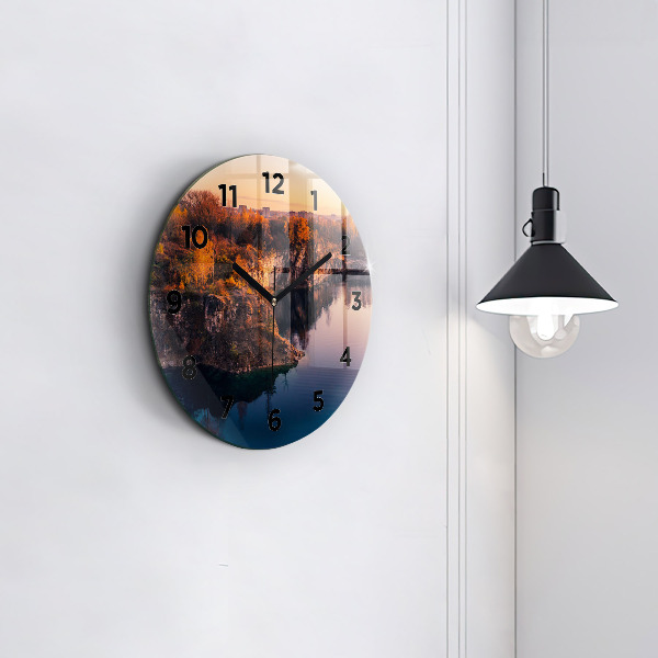 Horloge ronde Cracovie Lac Zakrzówek