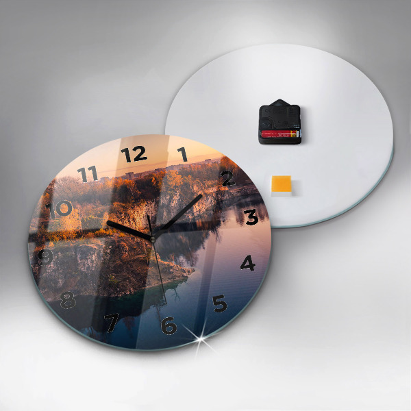 Horloge ronde Cracovie Lac Zakrzówek