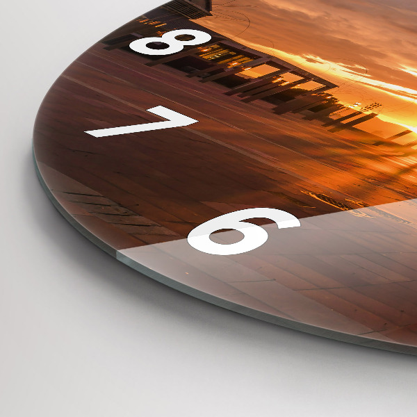 Horloge ronde Parc olympique de Barcelone