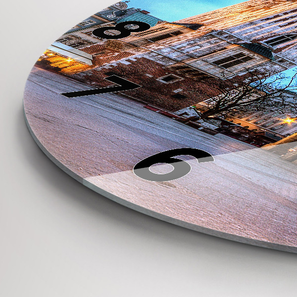 Horloge ronde Place du marché principal de Cracovie