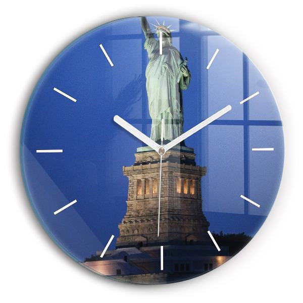 Horloge ronde Statue de la Liberté à New York