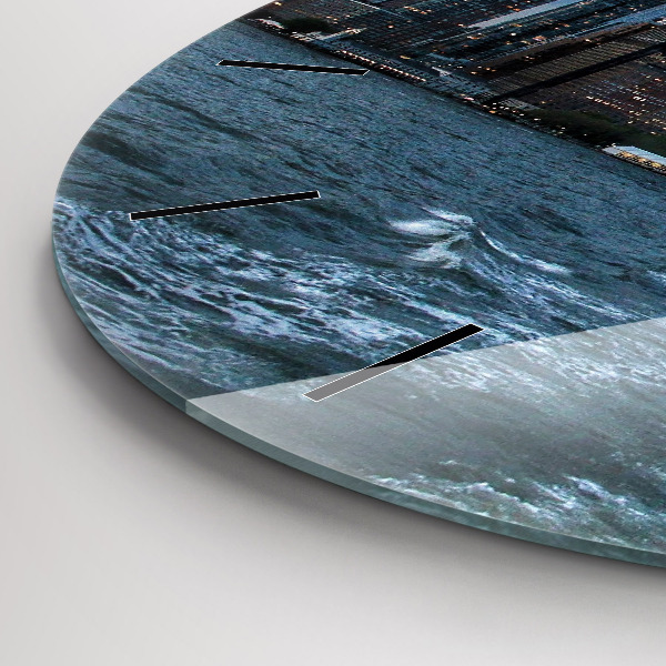 Horloge ronde Panorama de New York