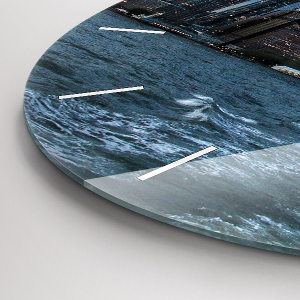 Horloge ronde Panorama de New York