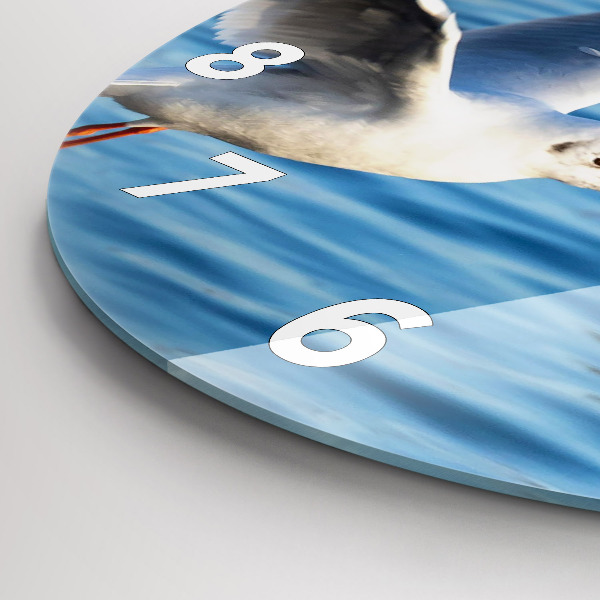 Horloge ronde Mouettes à Gdynia