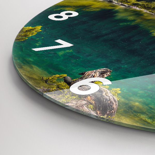 Horloge ronde Morskie Oko dans les Tatras