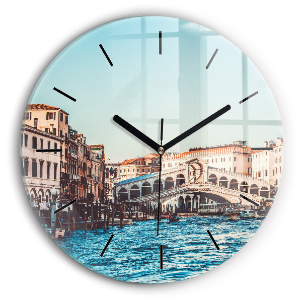 Horloge ronde Pont du Rialto à Venise