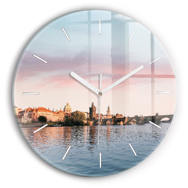 Horloge ronde Pont Charles à Prague