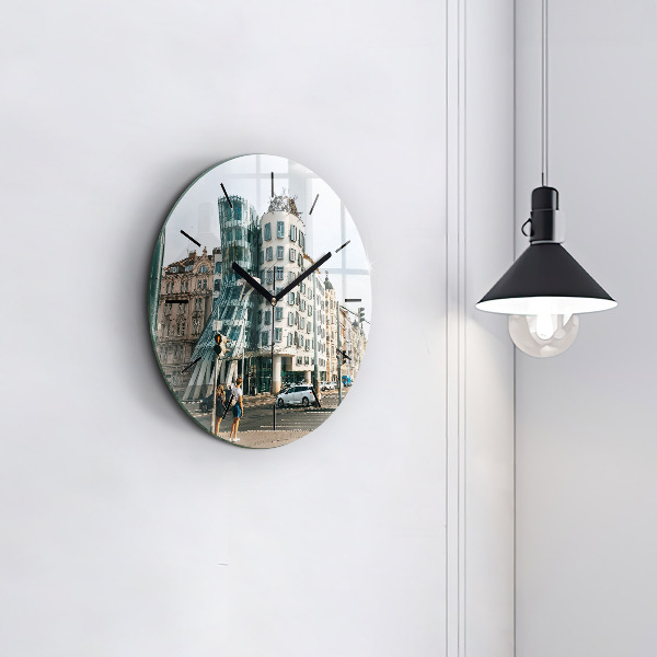 Horloge ronde Maison dansante de Prague