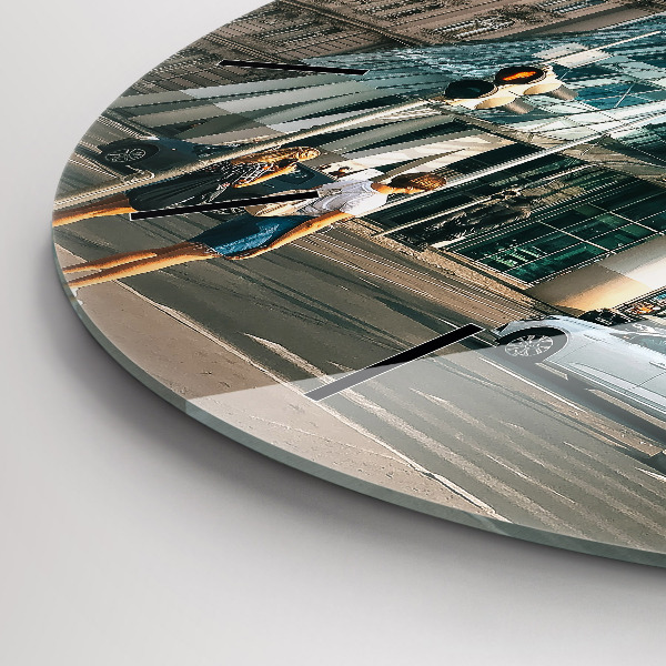 Horloge ronde Maison dansante de Prague