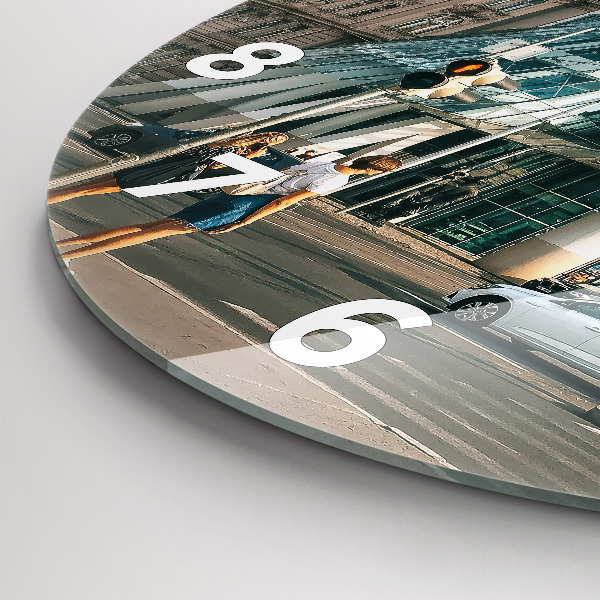 Horloge ronde Maison dansante de Prague