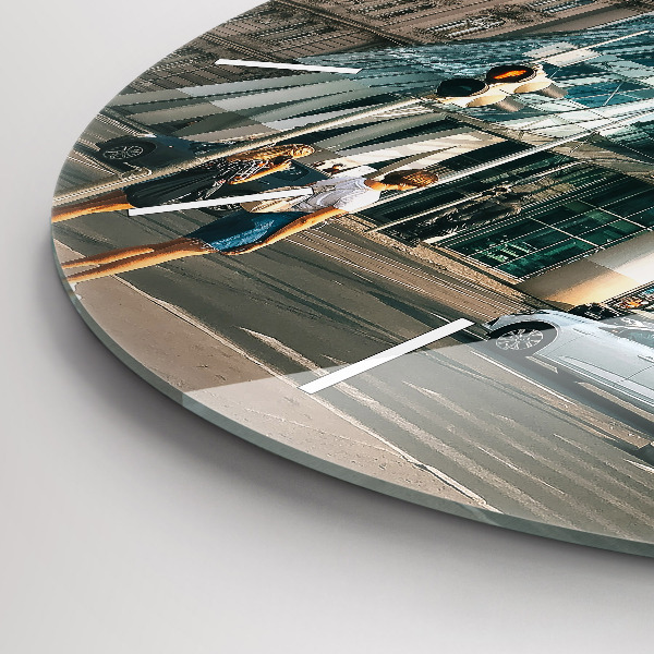 Horloge ronde Maison dansante de Prague