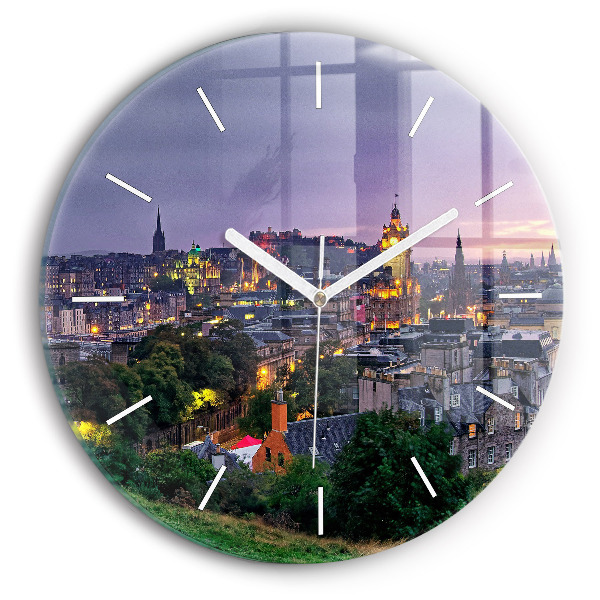 Horloge ronde Édimbourg depuis Calton Hill