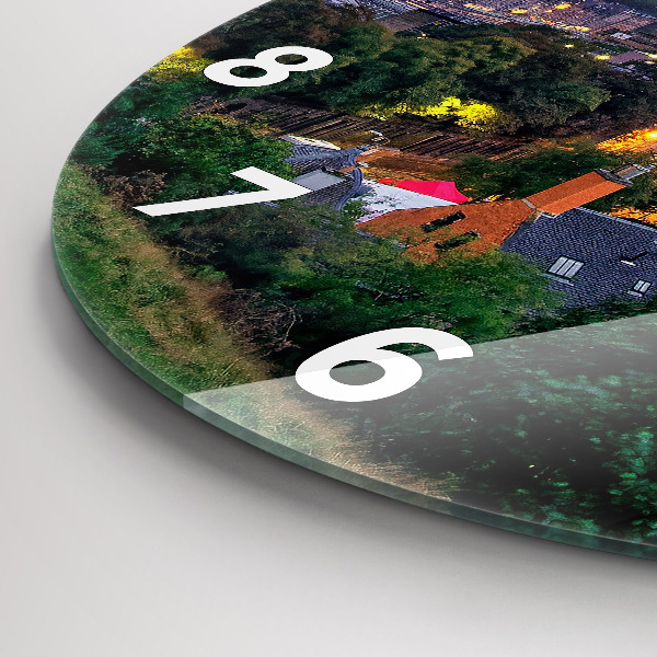 Horloge ronde Édimbourg depuis Calton Hill