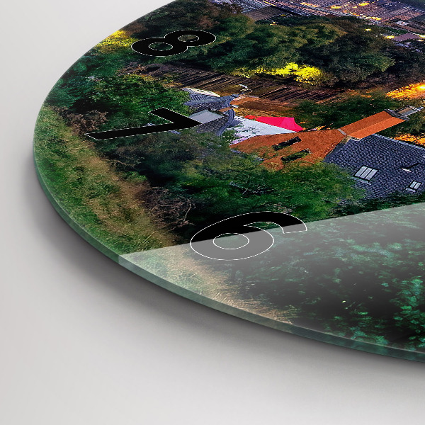 Horloge ronde Édimbourg depuis Calton Hill