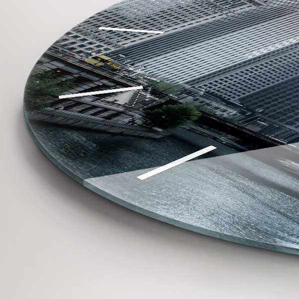 Horloge ronde Panorama de la ville