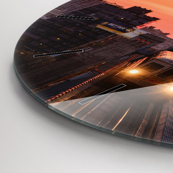 Horloge ronde Pont Benjamin Franklin