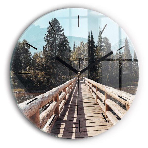 Horloge ronde Montagnes de Yellowstone