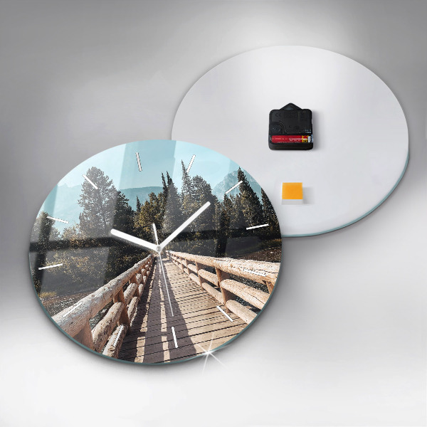 Horloge ronde Montagnes de Yellowstone